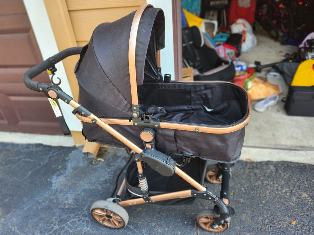 Bassinet/toddler Stroller 