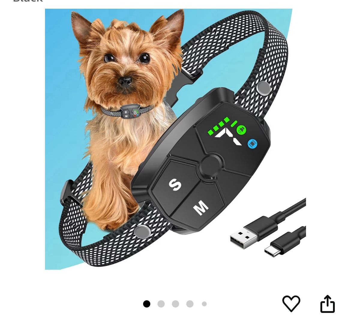 Brand: JeaTone Bark Collar, JeaTone Dog Bark Collar for Small Dogs 5-15lbs, Anti-Bark Collar for Medium Dogs with Beep, Vibration & 7 Adjustable Sensi