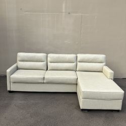 RV Leather Sectional Sofa 