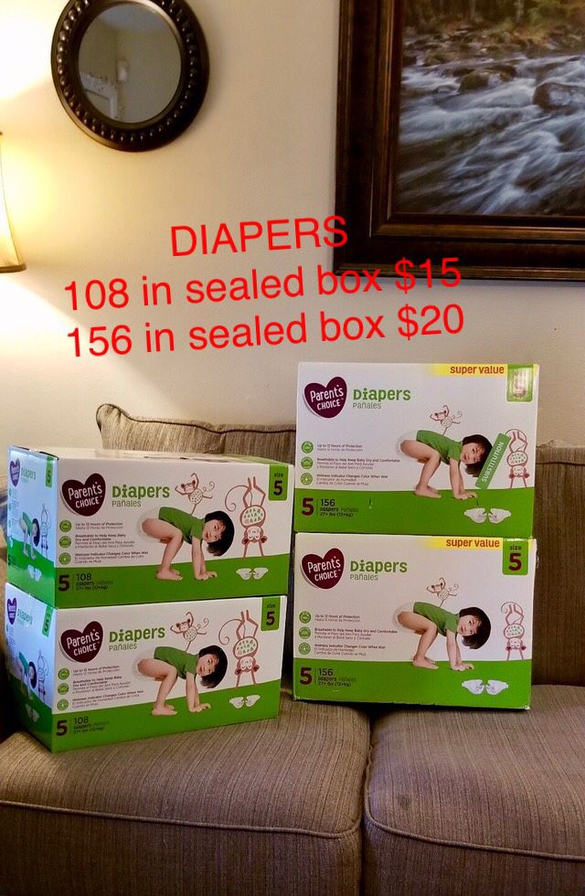 Diapers! Brand New Sealed Box