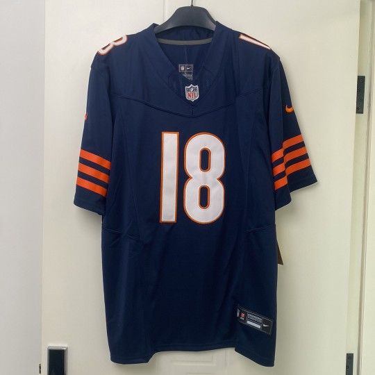 Nike Men's Chicago Bears Caleb Williams #18 Navy Jersey