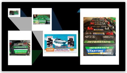 Baterías De 1 Año De Garantía Marinas Nuevas