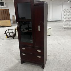 Dark Wood Storage Cabinet / Armoire – Used – Negotiable