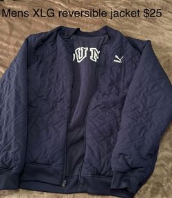 Mens XLG Reversible Puma Jacket