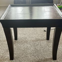 Dark Brown Side Table Set Of Two