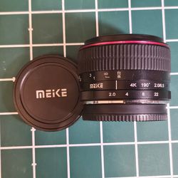 Meike 6.5mm f2.0 Ultra Wide Fisheye Lens Micro Four-Thirds