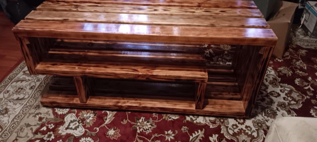 Shoe Rack Entertainment Center Hand Made