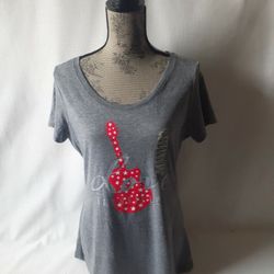 Next Level Apparel Love Nashville women's  gray short-sleeve t-shirt size XL