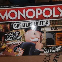 Hasbro Cheaters Edition Monopoly 