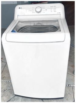 White LG Top Load Washing machine