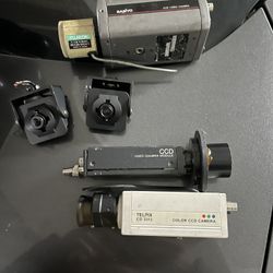 Professional Old Time Video Cameras 