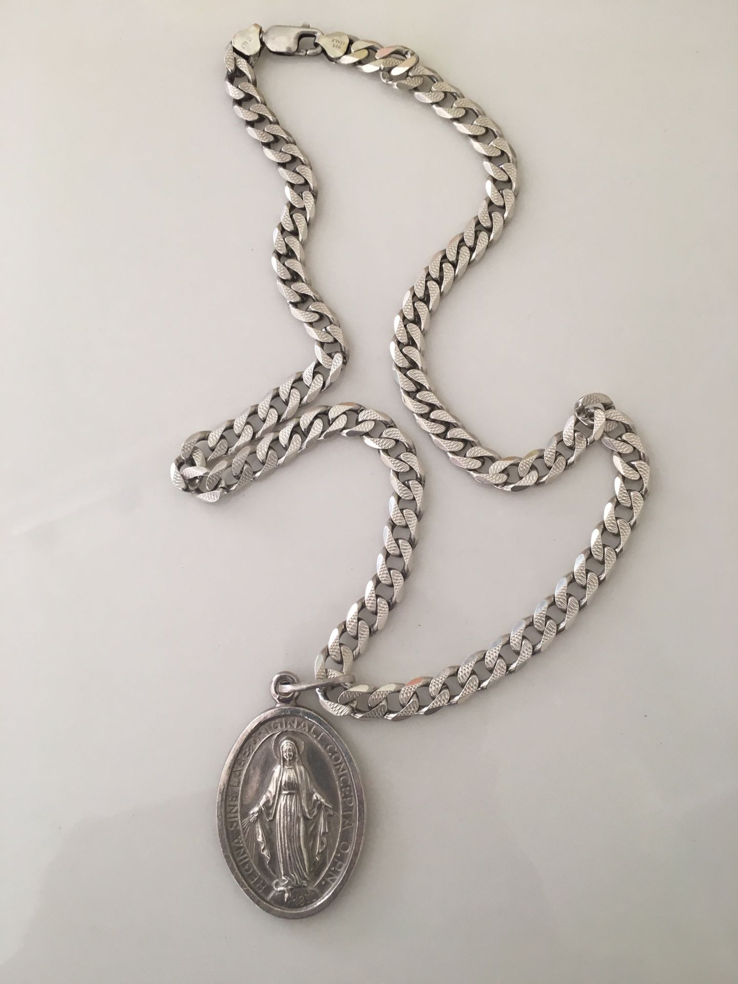Neckelece with pendant Italy 925 Silver