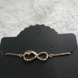Love Infinity Multi Color Adjustable Bracelet 