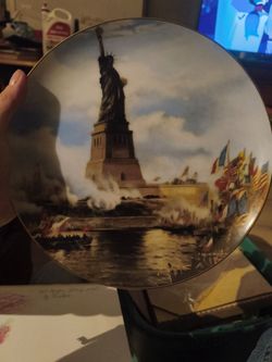 Statue of Liberty Original Painting by Edward Moran