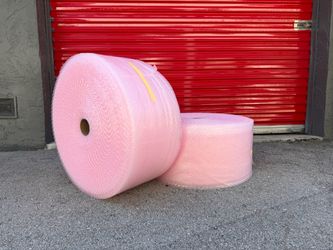Pink Anti-Static Bubble Wrap Rolls