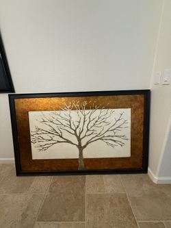 Framed Tree Artwork