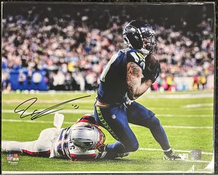 Jaxon Smith-Njigba Signed Seattle Seahawks 16x20 Photo Fanatics