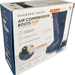 Sharper Image Air Compression Boots Flex Leg Recovery Large X-Large (contact info removed)