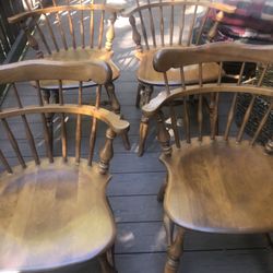 4 Vintage ETHAN ALLEN by Baumritter chairs