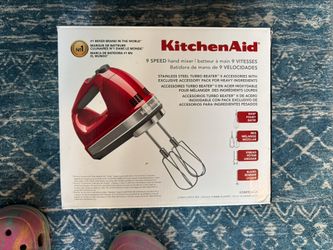 Kitchen-Aid hand mixer (New)