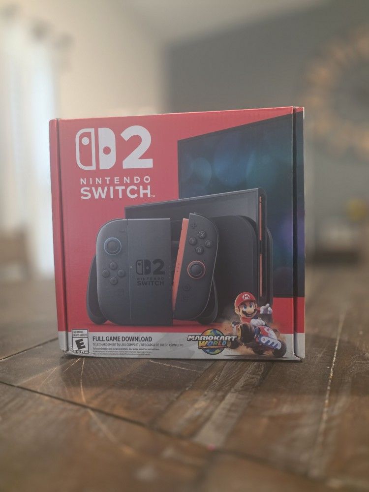 Switch 2 Bundle W/ Mario Kart 