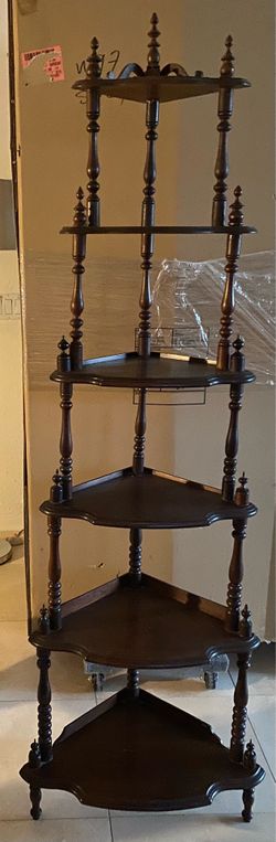 Vintage Oak Corner Unit