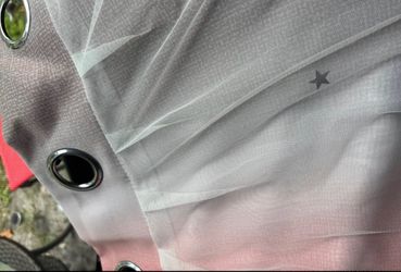 Anytime brand bedroom blackout Curtains with star cutouts