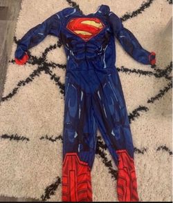 Kids Superman Halloween Costume Jumpsuit