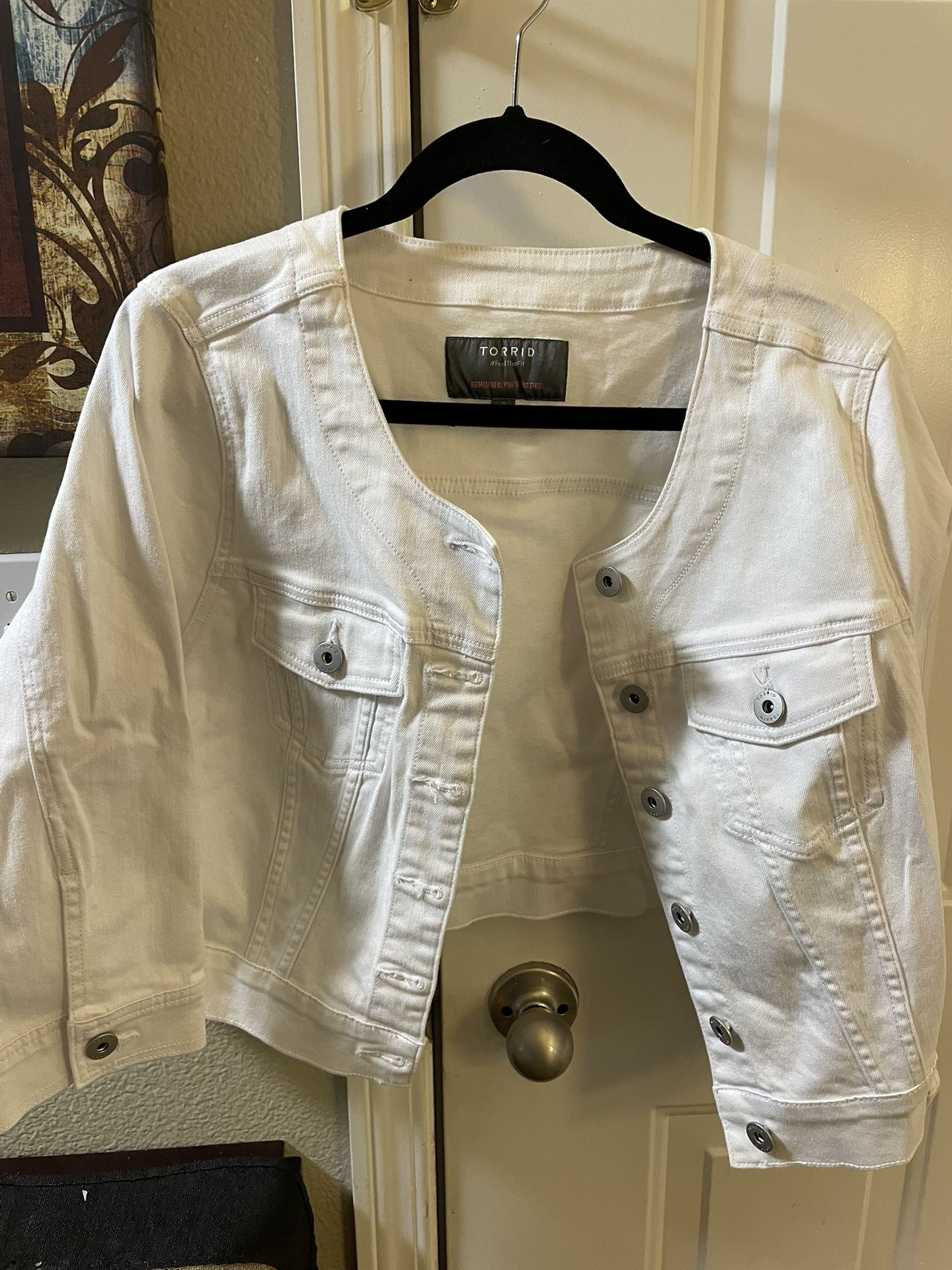 Torrid White Jacket
