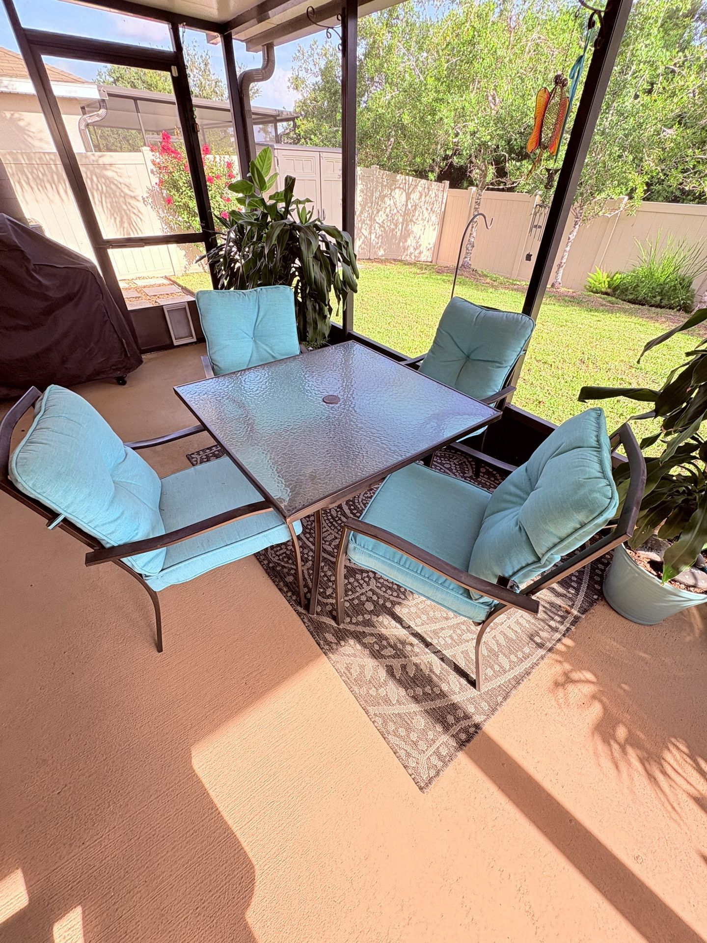 Outside Table Set For 4 People