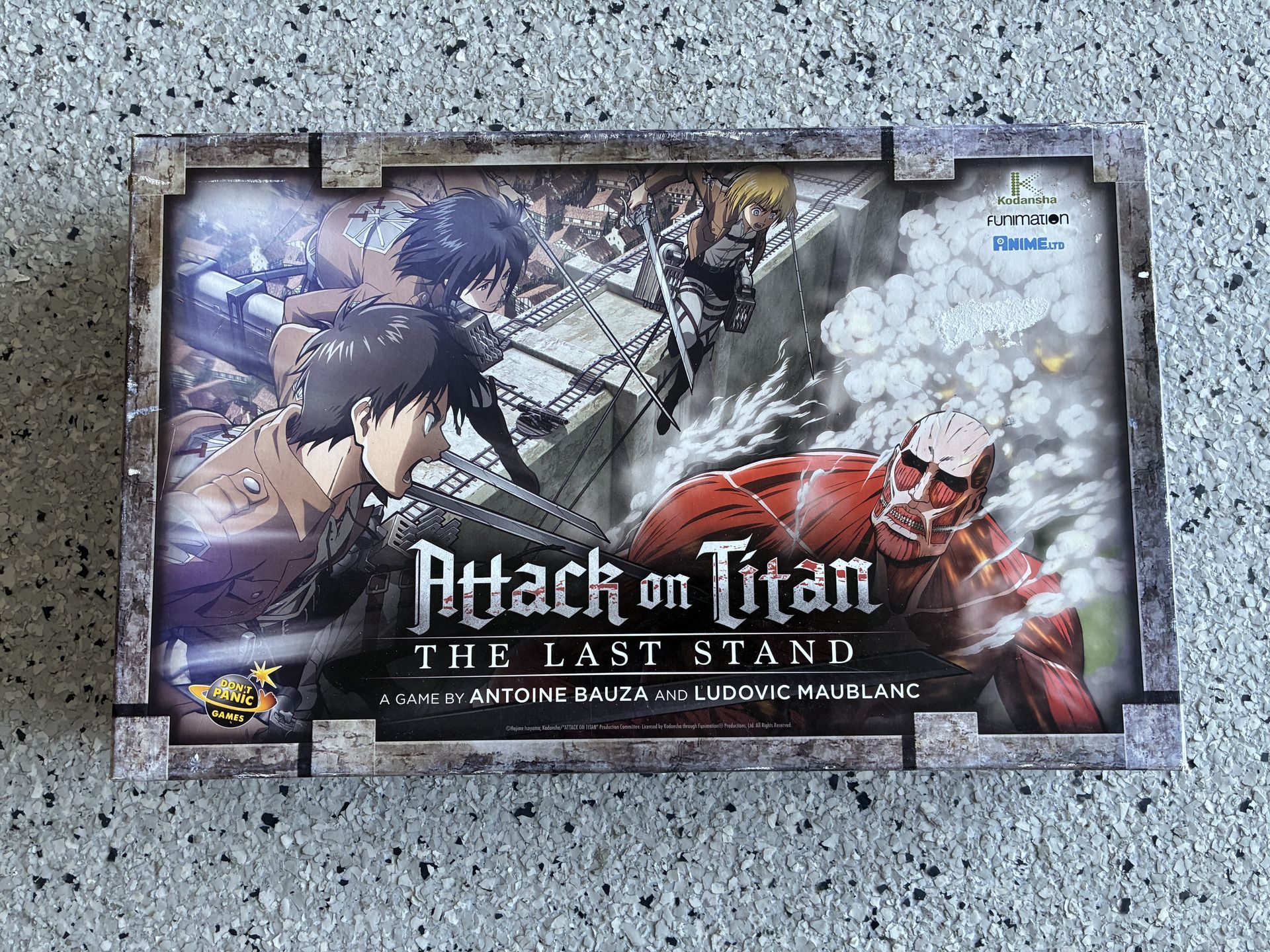 “ATTACK ON TITAN” Board Game. The Last Stand. Pre Owned / Never Played.