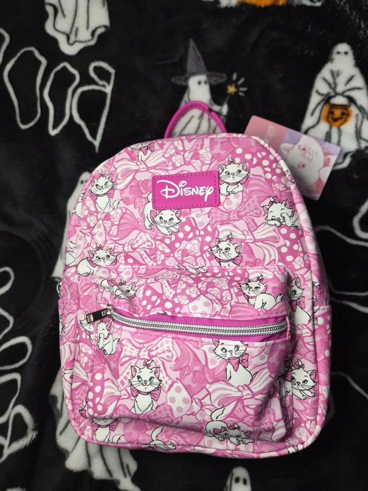 Pink Aristocats Marie Small Backpack - New
