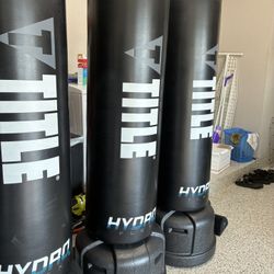 Title boxing floor standing heavy bag