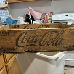 Vintage Wood Coca Cola Crate