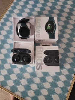 Samsung Galaxy Active Watch Active And Buds Combo