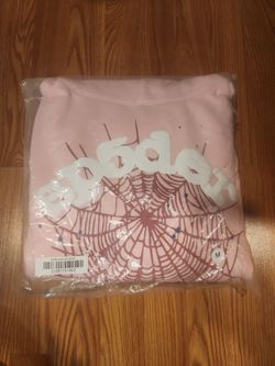 Sp5der OG Web Pink Hoodie Medium