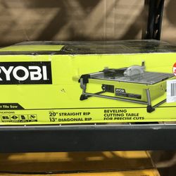Ryobi 7” Wet Tile Saw