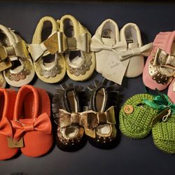 New Baby Girl Shoes (Various Sizes)