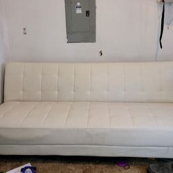White Futon Couch/bed
