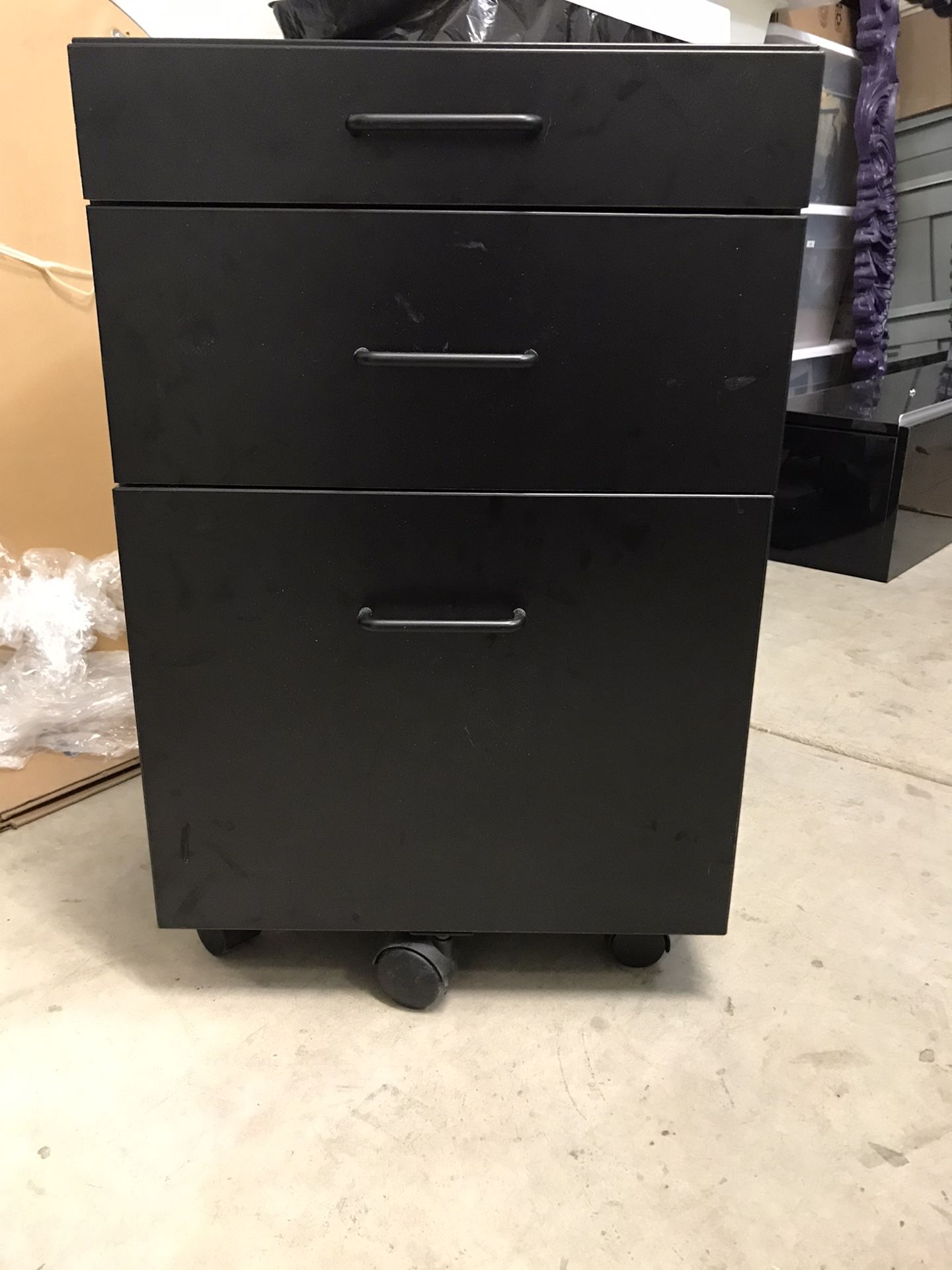 3 Drawers File Cabinet