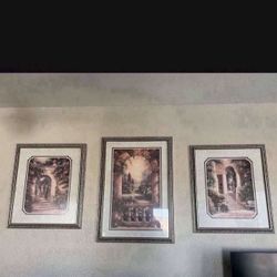 Cuadros De Home Interior Como Nuevos $$70