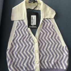Pretty little liars new lilac sweater vest halter top