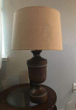 2 Side table lamps