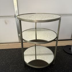 Mirrored End Table / Side Table