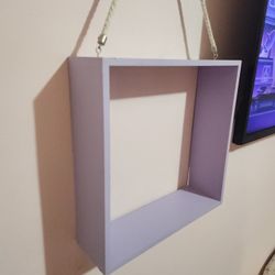 Purple Wall Cube