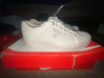 Guess Women’s Sneakers (Cream with Gold)