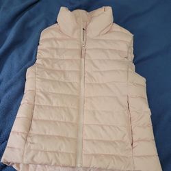 Girls Pink Puffy Vest