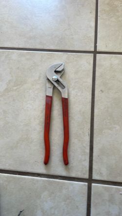 Slip Joint Pliers with Red Handles