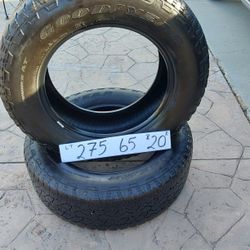 275. 65 R20 2 Tires
