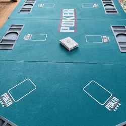 Portable Poker Table Brand New 